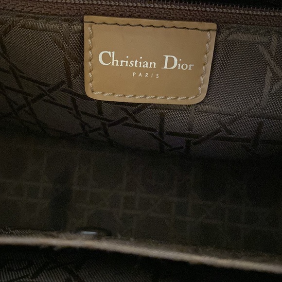 Christian Dior Malice bag in beige leather with gun metal tone hardware - Picture 8 of 14
